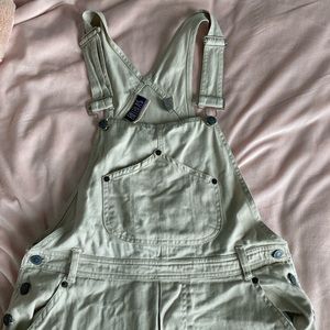 Tan overalls